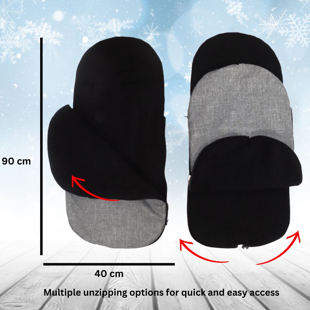 Evinture Baby Stroller Sleeping Bag | Universal Sleepsack for Fall/Winter | Warm Footmuff for Toddlers/Infants | Waterproof Stroller Cover